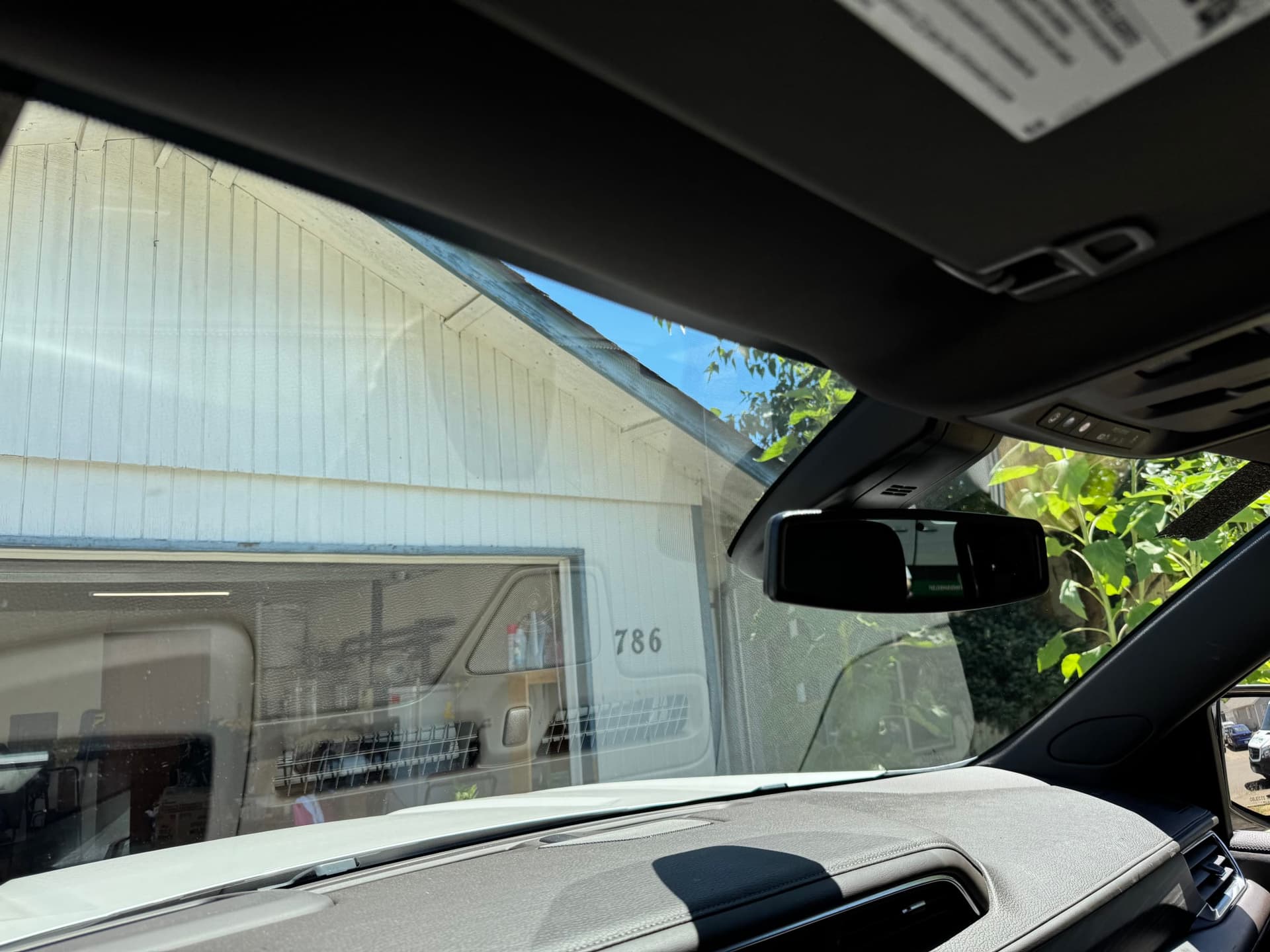 Rear view mirror camera and rain sensor reinstalled using factory gel kit