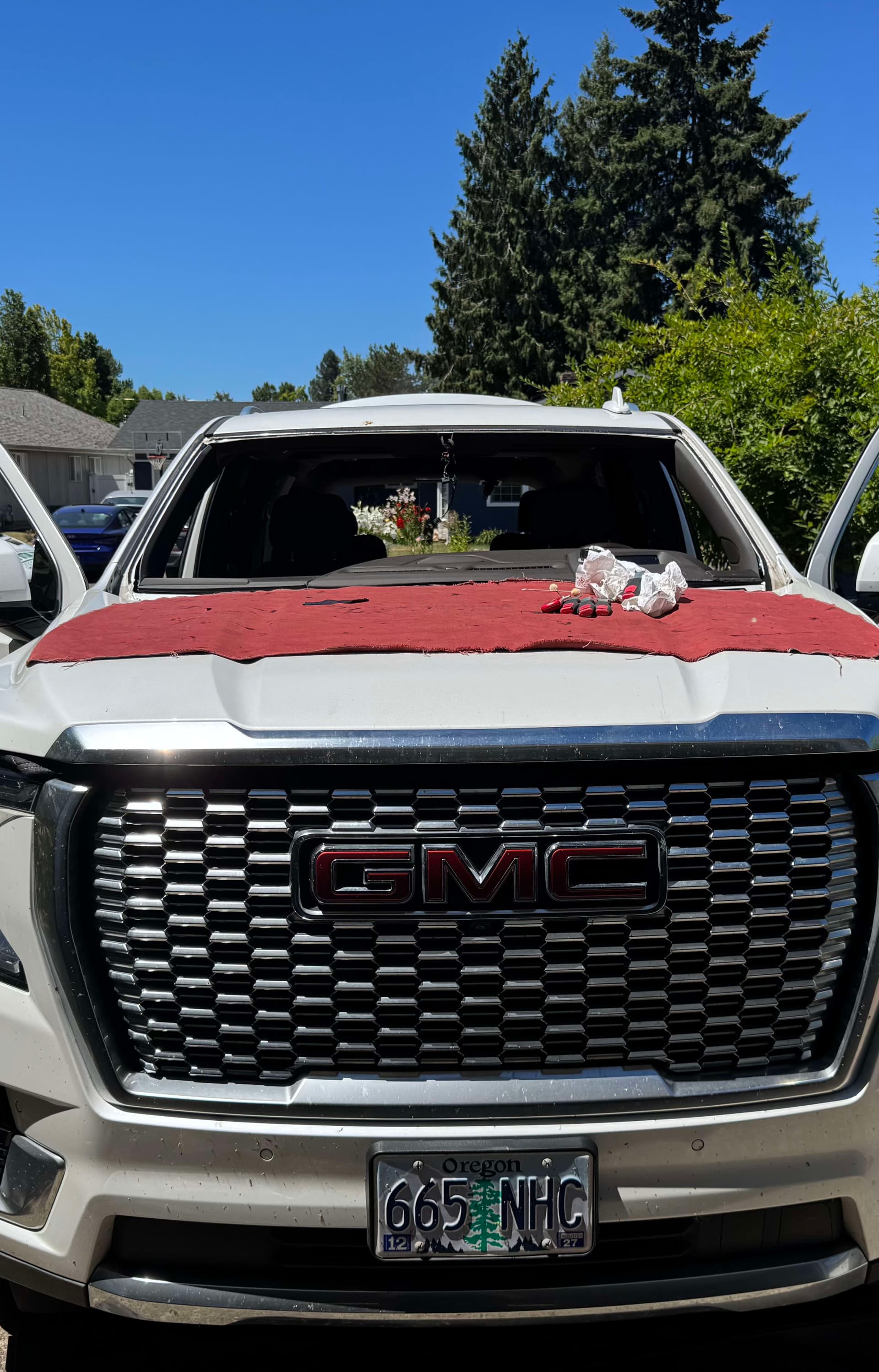windshield removed and pinchweld prepped to factory/oem specifications